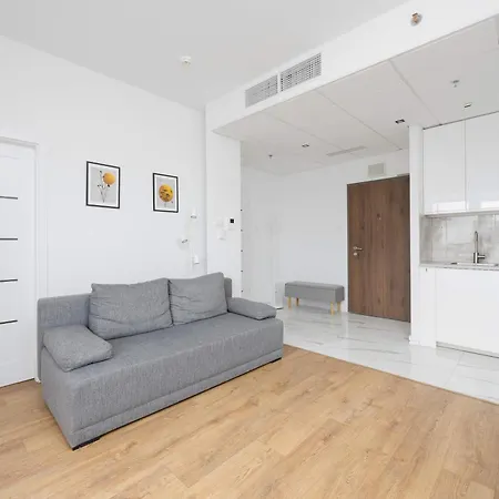 Апартаменты Kasprzaka Near Metro Plocka With Ac And Parking By Rent Like